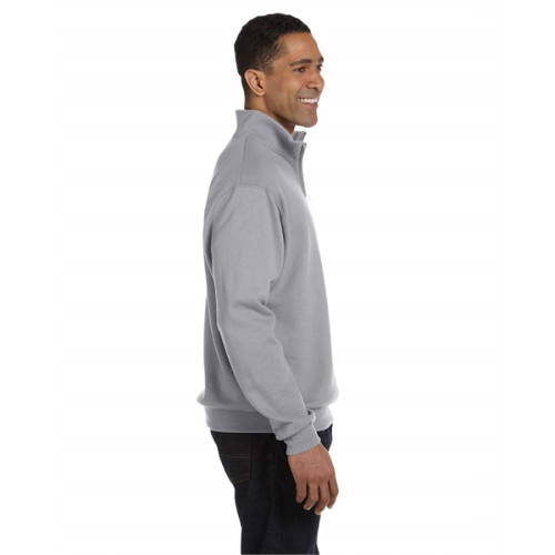 Adult NuBlend® Quarter-Zip Cadet Collar Sweatshirt