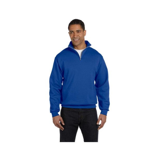 Adult NuBlend® Quarter-Zip Cadet Collar Sweatshirt
