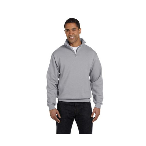 Adult NuBlend® Quarter-Zip Cadet Collar Sweatshirt