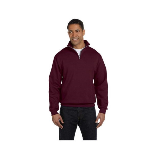 Adult NuBlend® Quarter-Zip Cadet Collar Sweatshirt