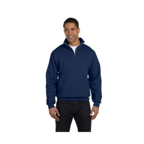 Adult NuBlend® Quarter-Zip Cadet Collar Sweatshirt