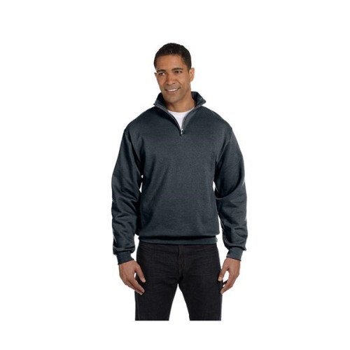 Adult NuBlend® Quarter-Zip Cadet Collar Sweatshirt