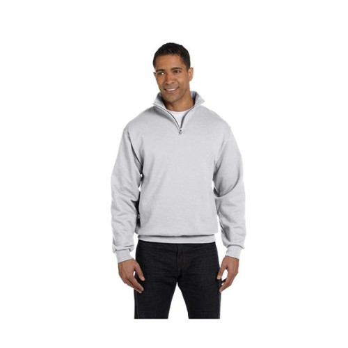 Adult NuBlend® Quarter-Zip Cadet Collar Sweatshirt