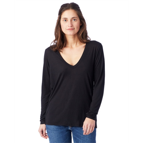 Alternative Ladies Deep V-Neck T-Shirt