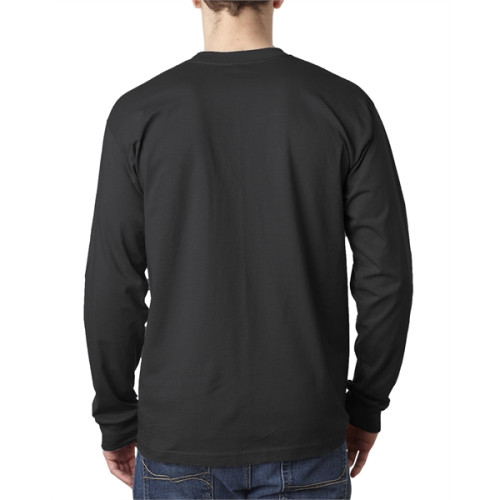 Adult 6.1 oz., 100% Cotton Long Sleeve Pocket T-Shirt