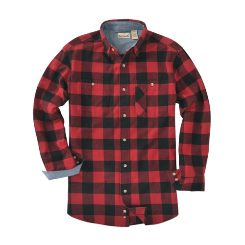 Backpacker Men's Yarn-Dyed Long-Sleeve Brushed Flannel