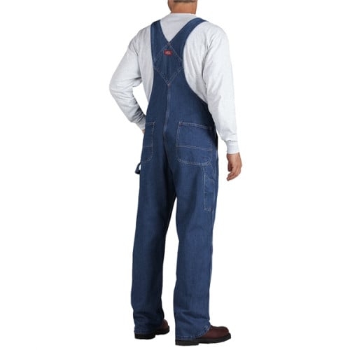 Dickies Unisex Stonewashed Indigo Denim Bib Overall