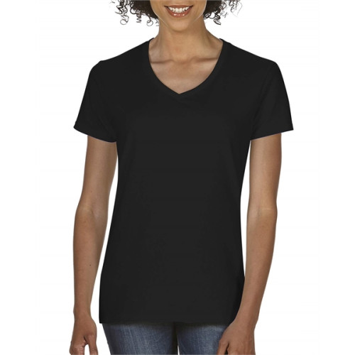 Ladies' Midweight V-Neck T-Shirt