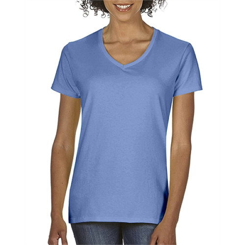 Ladies' Midweight V-Neck T-Shirt