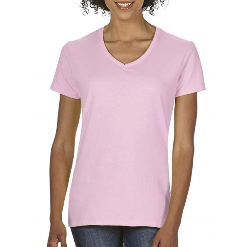 Ladies' Midweight V-Neck T-Shirt