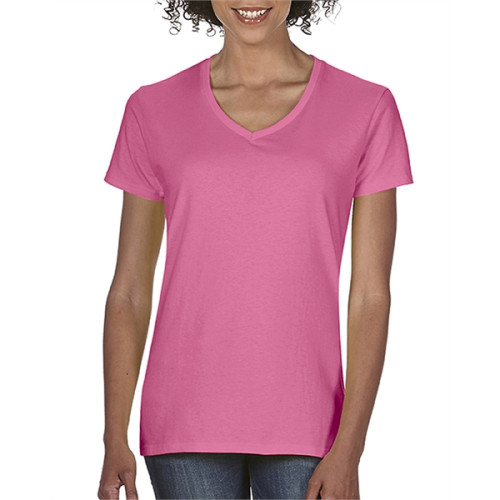 Ladies' Midweight V-Neck T-Shirt