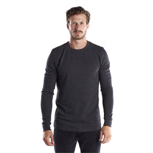 US Blanks Men's 5.8 oz. Long-Sleeve Thermal Crewneck