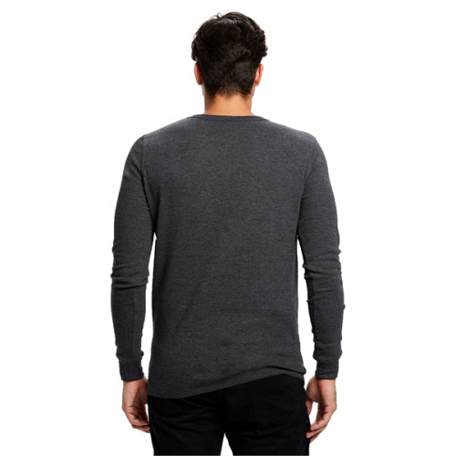 US Blanks Men's 5.8 oz. Long-Sleeve Thermal Crewneck