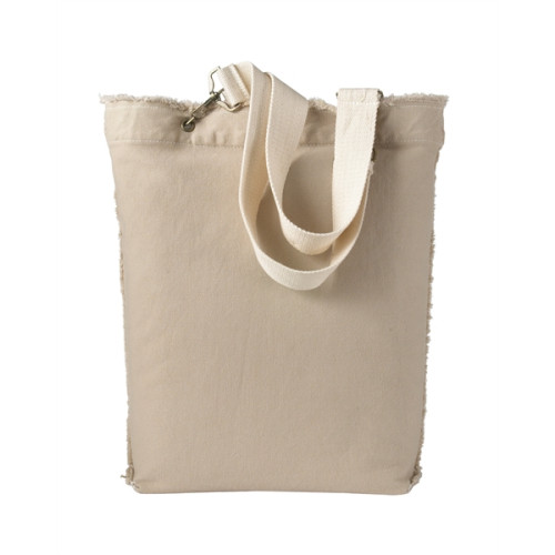 Direct-Dyed Raw-Edge Tote