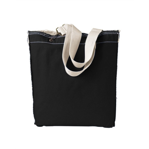 Direct-Dyed Raw-Edge Tote