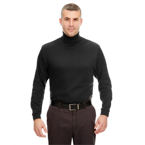 Adult Egyptian Interlock Long-Sleeve Turtleneck