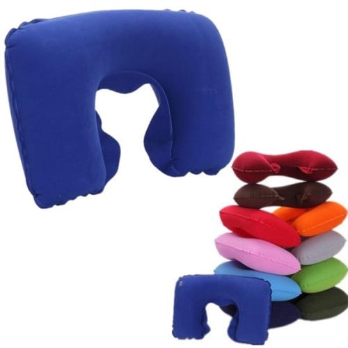 U-shaped PVC Travel Inflatable Pillow