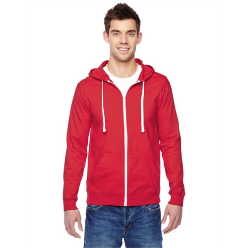 Adult Sofspun® Jersey Full-Zip Hooded Sweatshirt