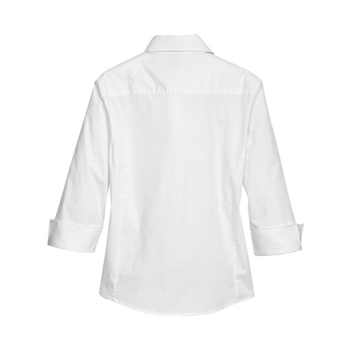 Ladies' Perfect Fit™ 3/4-Sleeve Stretch Poplin Blouse
