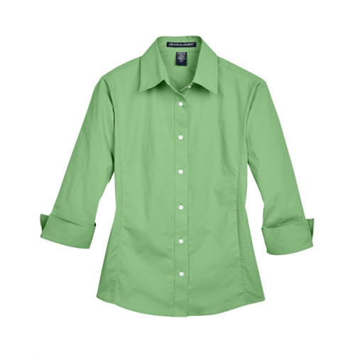 Ladies' Perfect Fit™ 3/4-Sleeve Stretch Poplin Blouse