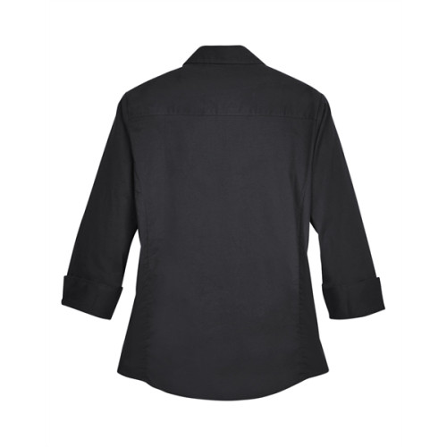 Ladies' Perfect Fit™ 3/4-Sleeve Stretch Poplin Blouse