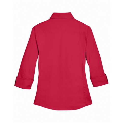 Ladies' Perfect Fit™ 3/4-Sleeve Stretch Poplin Blouse