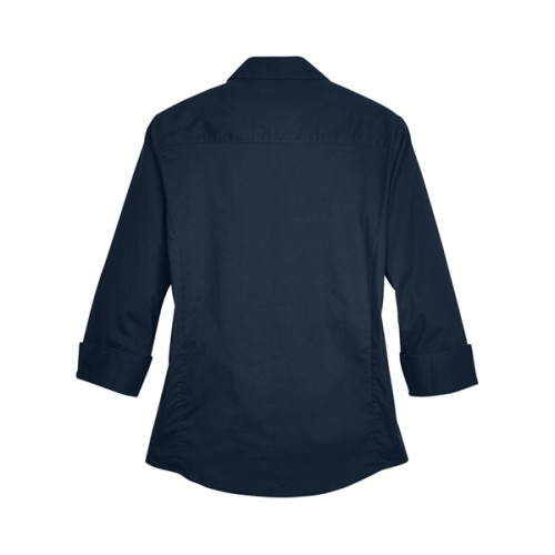 Ladies' Perfect Fit™ 3/4-Sleeve Stretch Poplin Blouse