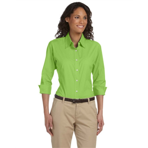 Ladies' Perfect Fit™ 3/4-Sleeve Stretch Poplin Blouse