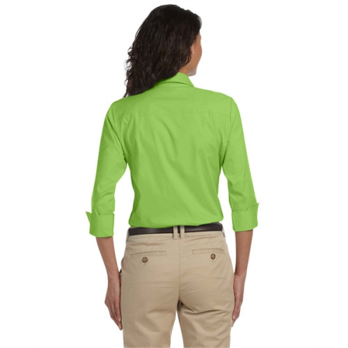 Ladies' Perfect Fit™ 3/4-Sleeve Stretch Poplin Blouse