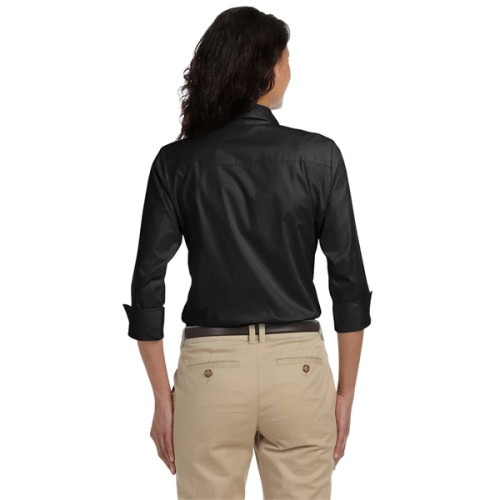 Ladies' Perfect Fit™ 3/4-Sleeve Stretch Poplin Blouse