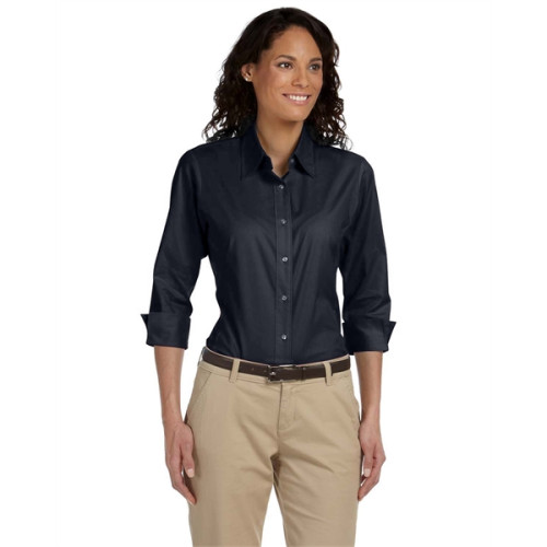 Ladies' Perfect Fit™ 3/4-Sleeve Stretch Poplin Blouse