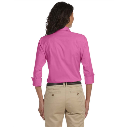 Ladies' Perfect Fit™ 3/4-Sleeve Stretch Poplin Blouse