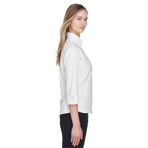 Ladies' Perfect Fit™ 3/4-Sleeve Stretch Poplin Blouse