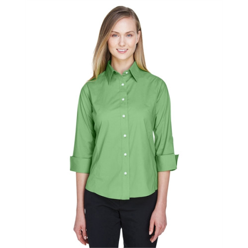 Ladies' Perfect Fit™ 3/4-Sleeve Stretch Poplin Blouse