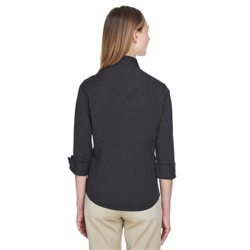 Ladies' Perfect Fit™ 3/4-Sleeve Stretch Poplin Blouse