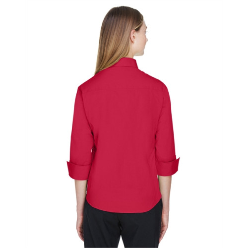 Ladies' Perfect Fit™ 3/4-Sleeve Stretch Poplin Blouse
