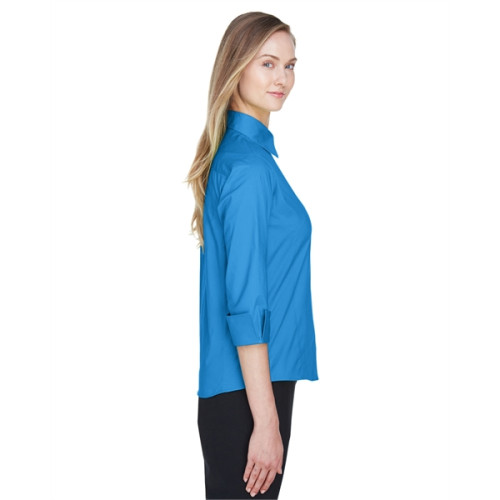 Ladies' Perfect Fit™ 3/4-Sleeve Stretch Poplin Blouse