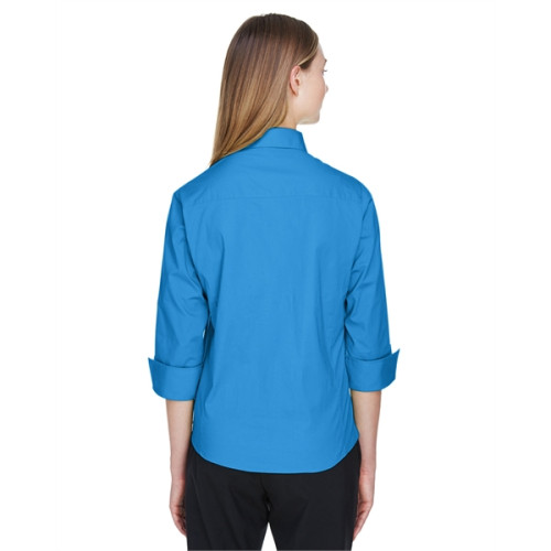 Ladies' Perfect Fit™ 3/4-Sleeve Stretch Poplin Blouse