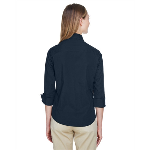Ladies' Perfect Fit™ 3/4-Sleeve Stretch Poplin Blouse
