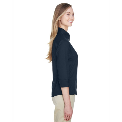 Ladies' Perfect Fit™ 3/4-Sleeve Stretch Poplin Blouse