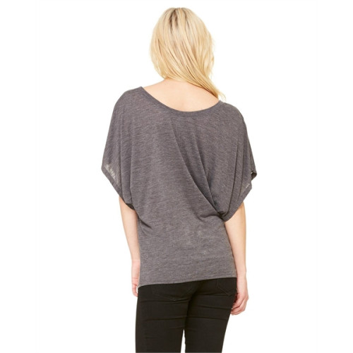 Ladies' Flowy Draped Sleeve Dolman T-Shirt