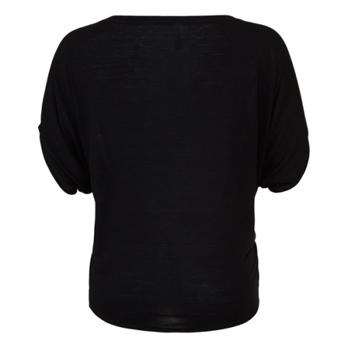 Ladies' Flowy Draped Sleeve Dolman T-Shirt