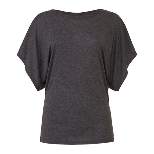 Ladies' Flowy Draped Sleeve Dolman T-Shirt