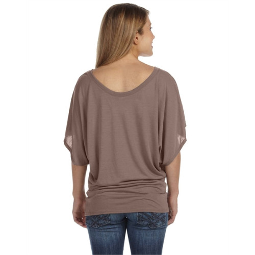 Ladies' Flowy Draped Sleeve Dolman T-Shirt
