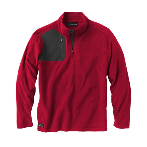 DRI DUCK Men's 100% Polyester Nano Fleece TM 1/4 Zip Inte...