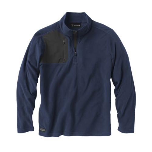 DRI DUCK Men's 100% Polyester Nano Fleece TM 1/4 Zip Inte...