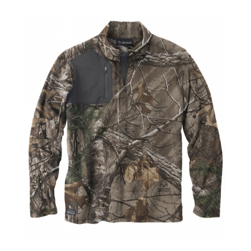 DRI DUCK Men's 100% Polyester Nano Fleece TM 1/4 Zip Inte...