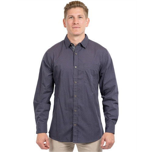 Men's Peached Poplin Woven Shirt